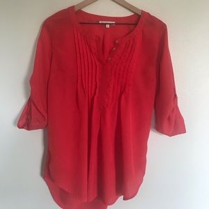 Coral blouse